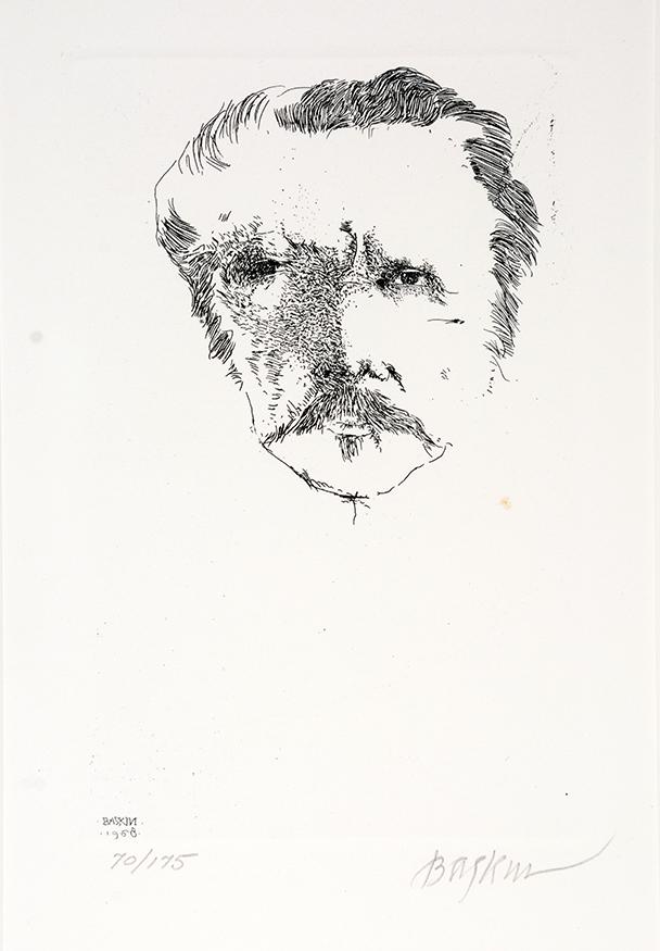 Leonard Baskin. Eugene Carriere Etching. (1 of 4)