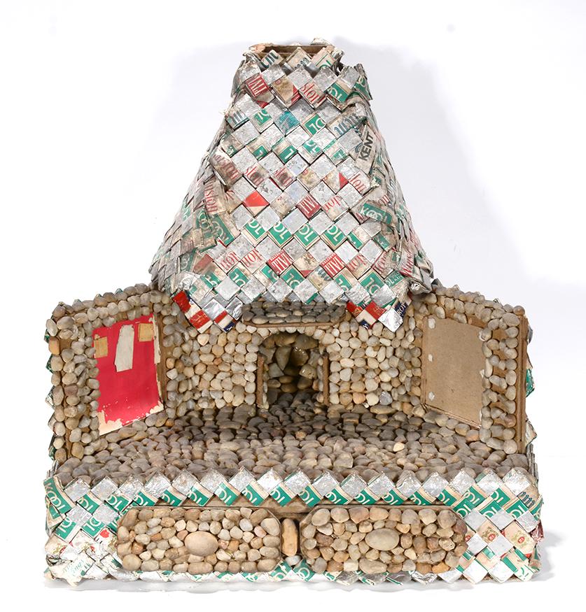 Af Am. Cigarette & Stone Frame. (1 of 3)