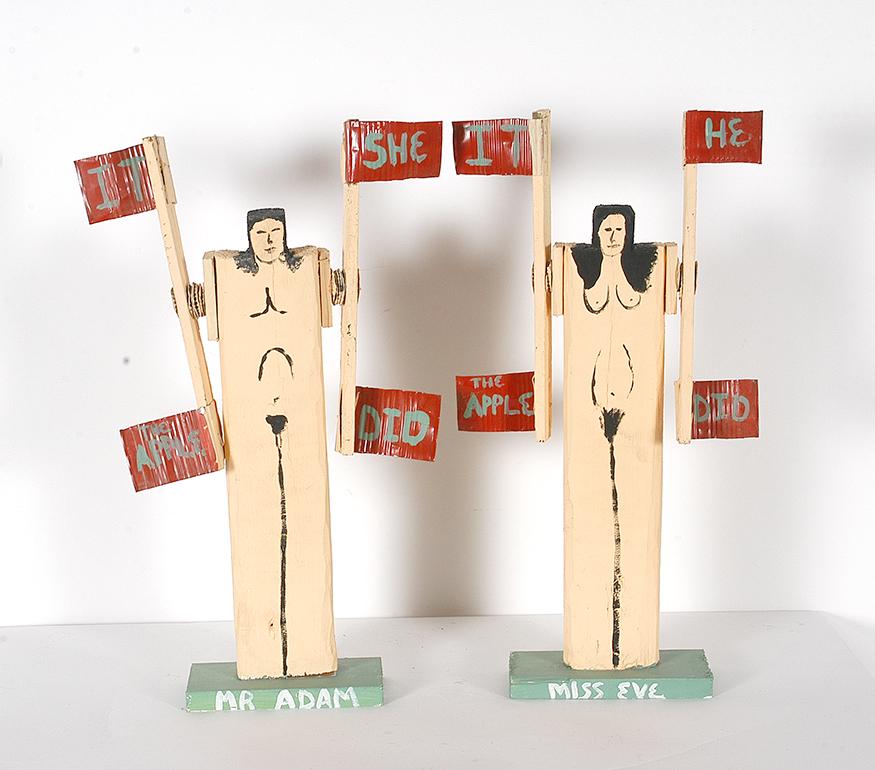 Thomas Ellis. Adam & Eve Whirligig. (1 of 1)