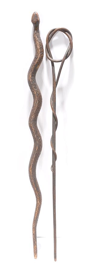 Snake & Bent Willow Cane. (1 of 5)