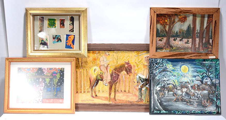 Five Original Paintings. (1 of 1)