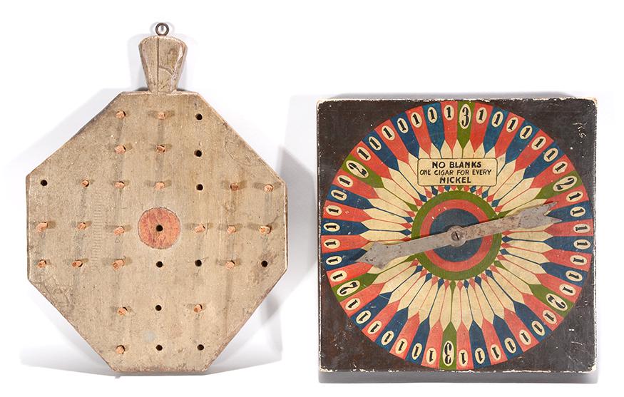 Cigar Game Of Chance & Peg Game Board. (1 of 2)