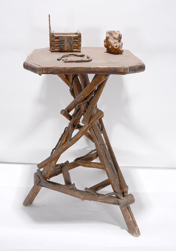 Hobo Smoking Twig Stand. (1 of 1)