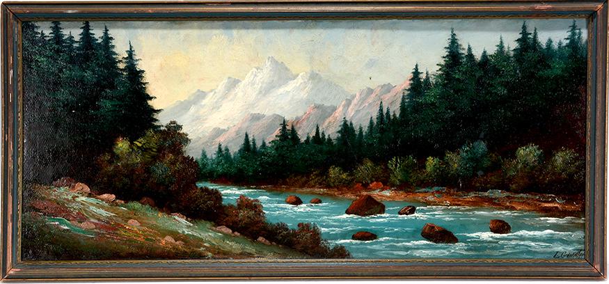 Lorenz Griffith. River Through Mountain. (1 of 4)