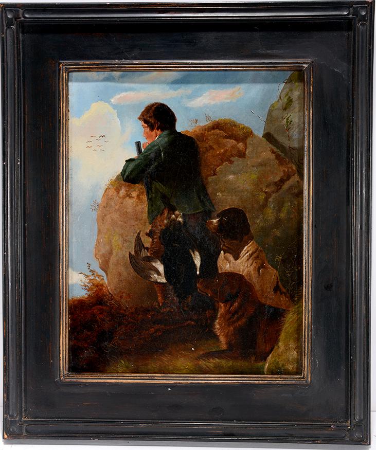 W. Shayer. Early Duck Hunting Scene. (1 of 5)