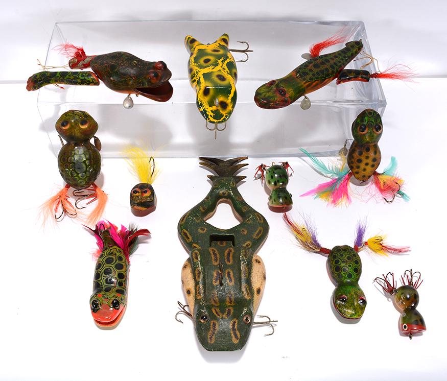 Group of 11 Frog Lures. (1 of 4)