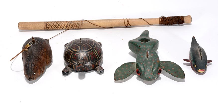 Decorative Ice Fishing Lures. (1 of 3)