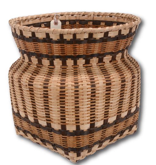 Agnes Welch. Root Dye Oak Basket. (1 of 5)