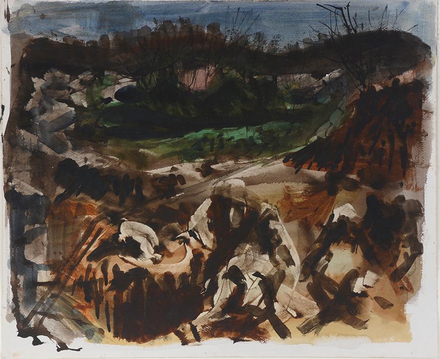 George Beattie. Tate Quarry GA Nightfall. (1 of 2)