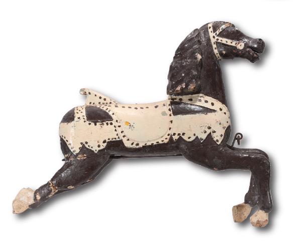 Black and White Carousel Horse. (1 of 7)
