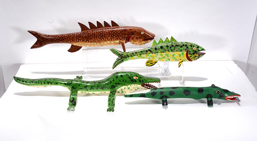 Jim Lewis & R.Cooper. Fish & Gators. (1 of 1)