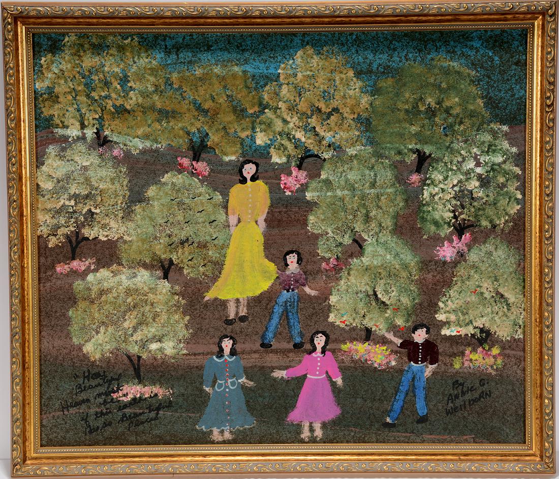 Annie Wellborn. In The Apple Orchard. (1 of 1)