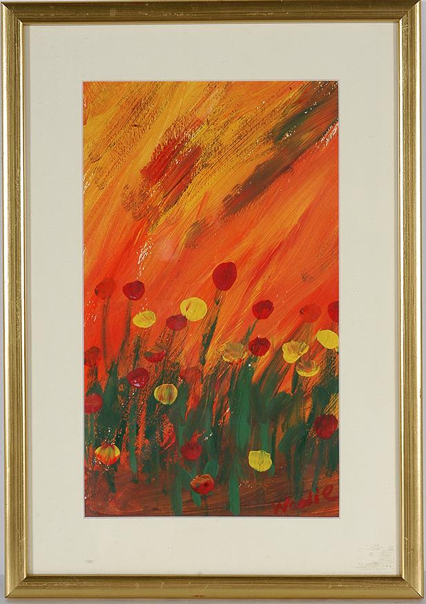 Woodie Long. Wild Flowers With Sunset (1 of 1)