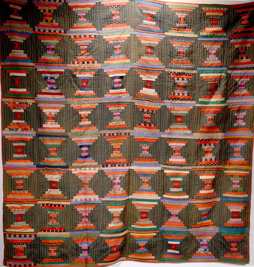 Striped Multi-Shanty Roof Top Quilt. (1 of 6)