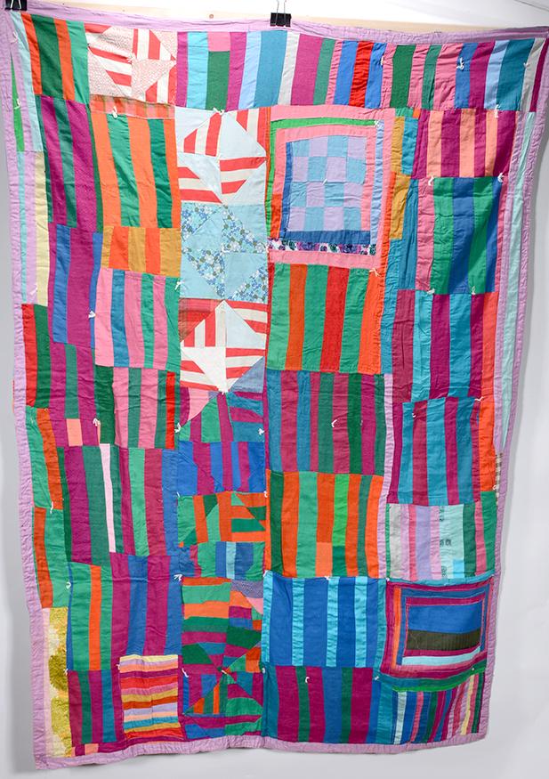 Dbl-Sided Strips & Checkerboard Quilt. (1 of 2)