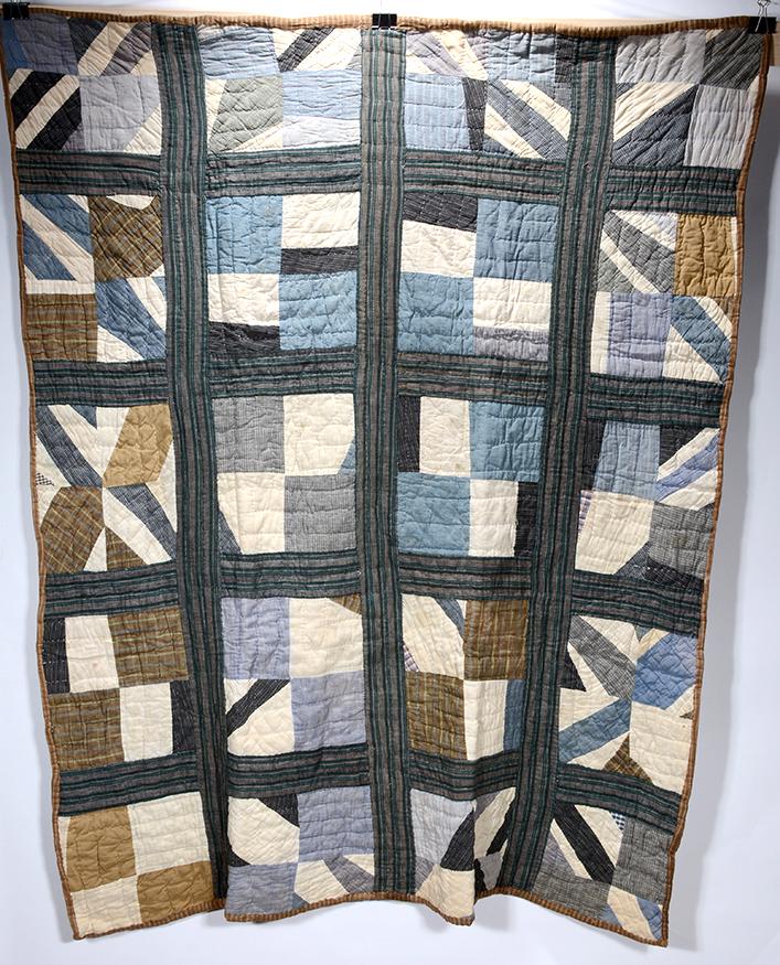 Possibly Af. Am. Abstract Inside Quilt. (1 of 3)