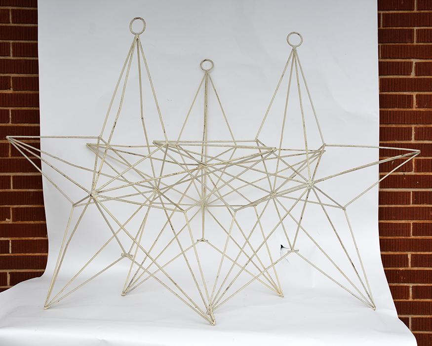 Three Giant Hanging Stars. (1 of 2)