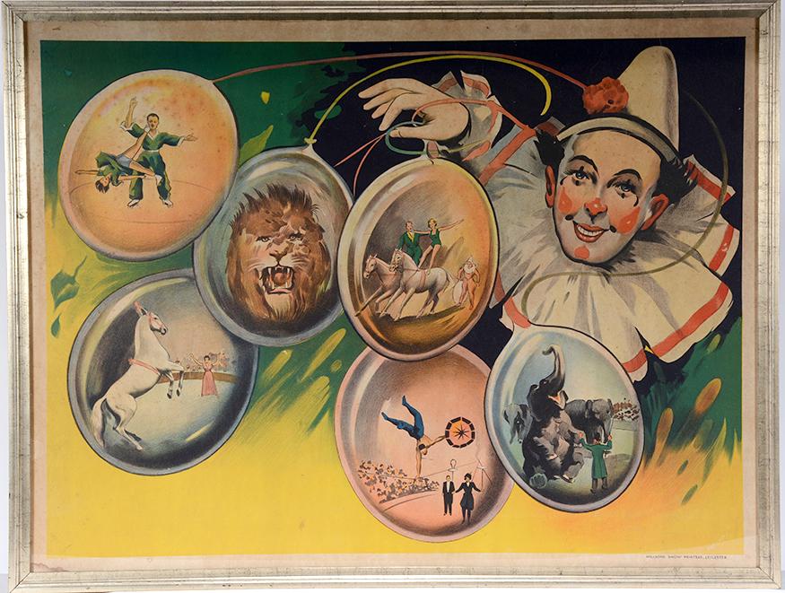 Willsons Show Printers.Vintage Circus Poster. (1 of 4)