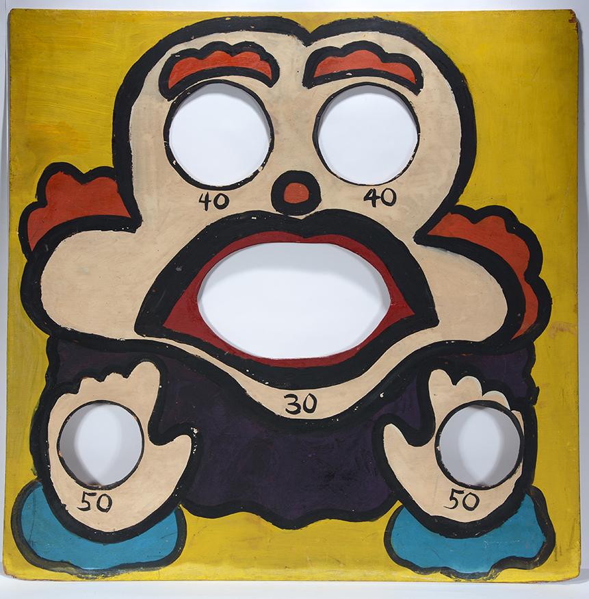 Carnival. Clown Face Ball Toss. (1 of 1)