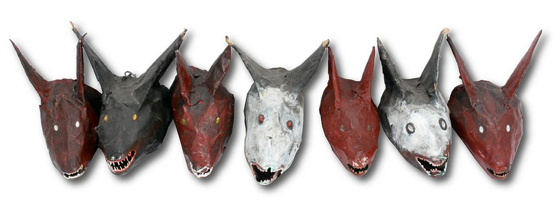 Lisa Lane. 7 Blood Masks. (1 of 11)