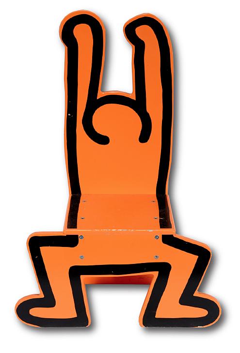 Keith Haring. Orange Chair. (1 of 5)