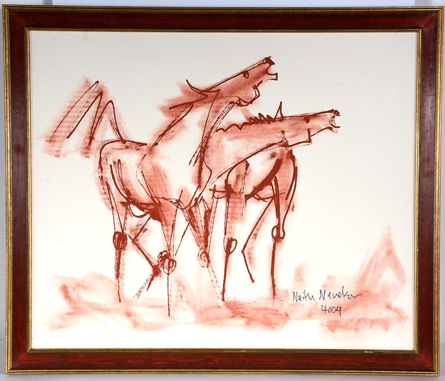 Neith Nevelson. Two Horses. (1 of 2)