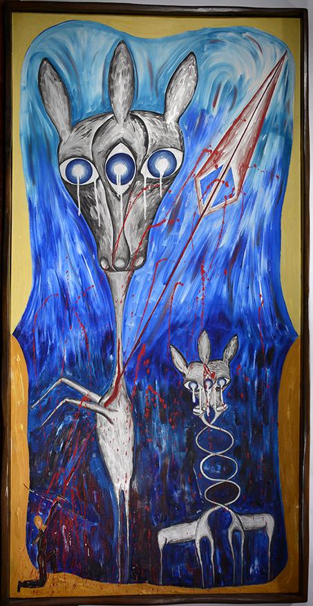 John Van Haver. Man With Spear. (1 of 3)