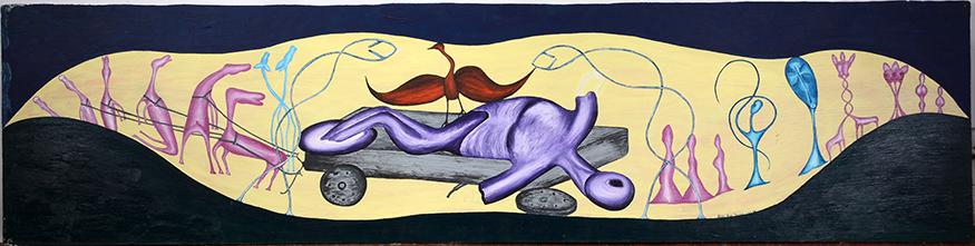 John Van Haver. Purple Figure. (1 of 3)