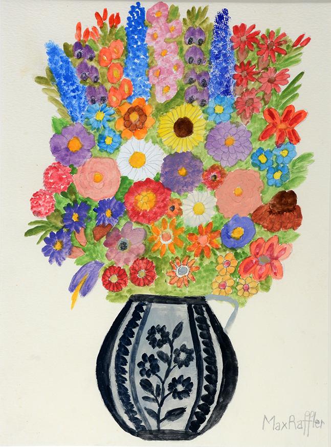 Max Raffler. Flowers In Vase. (1 of 3)