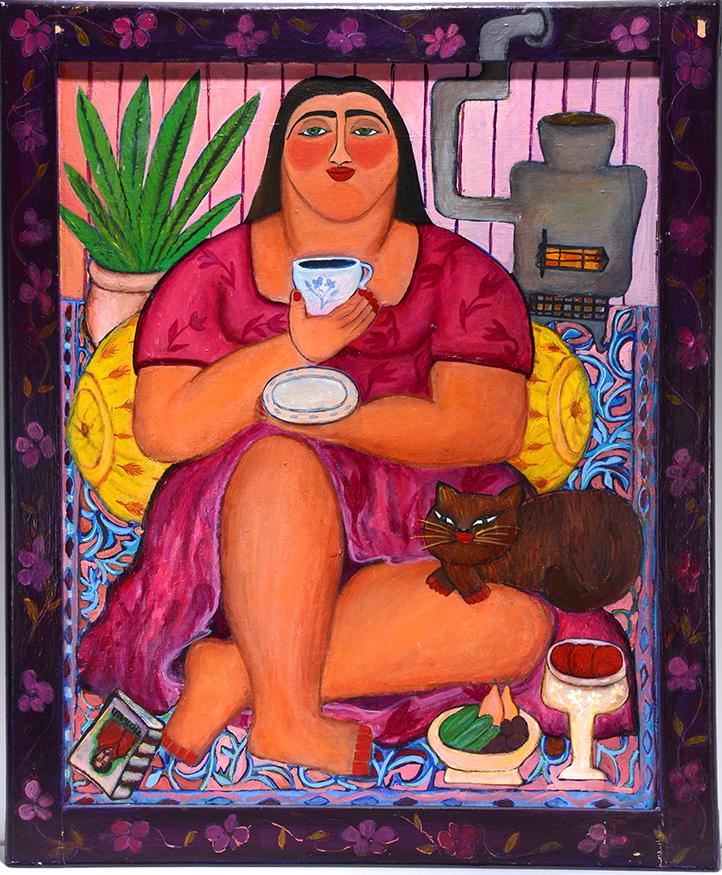 Mossaed Mahvasah. Lady And Tea Time. (1 of 2)