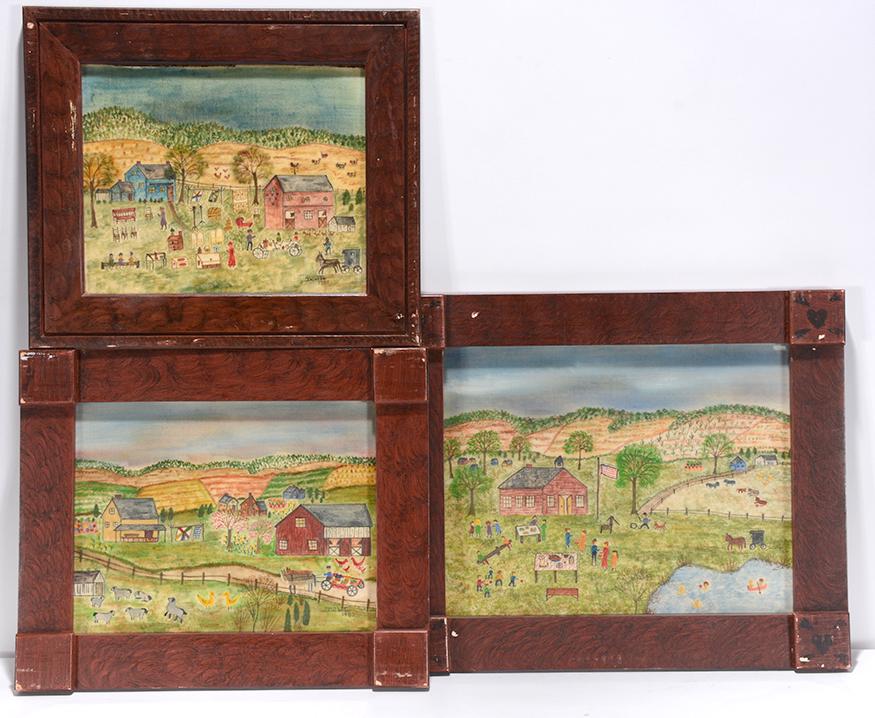 Marie DeVerter. Three Country Scenes. (1 of 5)