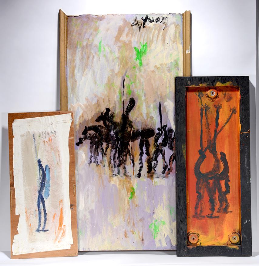 Purvis Young. Three Slender Works. (1 of 4)