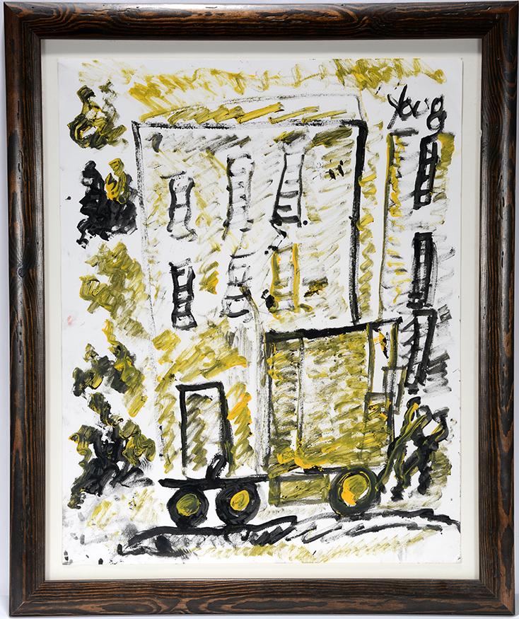 Purvis Young. Truck In the City. (1 of 1)