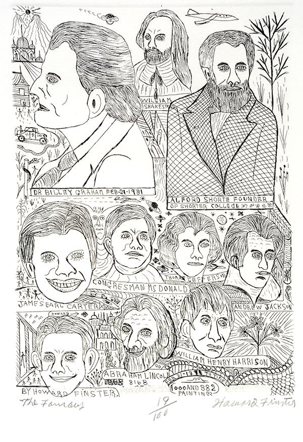 Howard Finster. The Famous Print. (1 of 2)