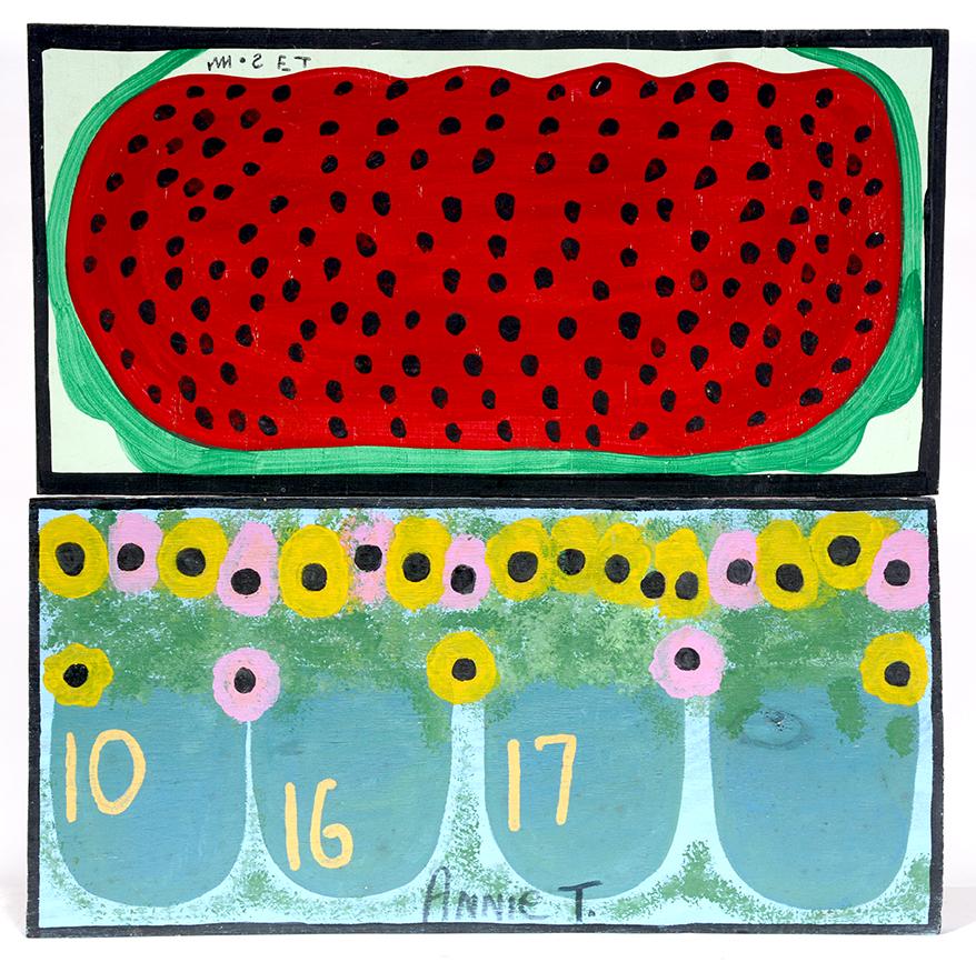 Annie & Mose Tolliver. Wild Flowers & Watermelon. (1 of 1)