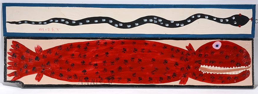 Annie & Mose Tolliver. Fish & Snake. (1 of 1)