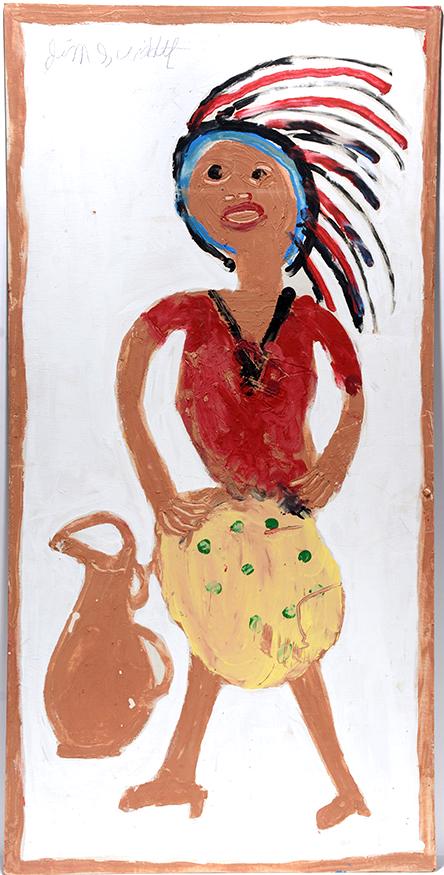 Jimmy Lee Sudduth. Native American Woman. (1 of 2)