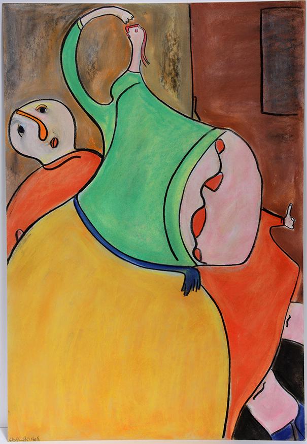 Albert Louden. Woman In Green. (1 of 3)