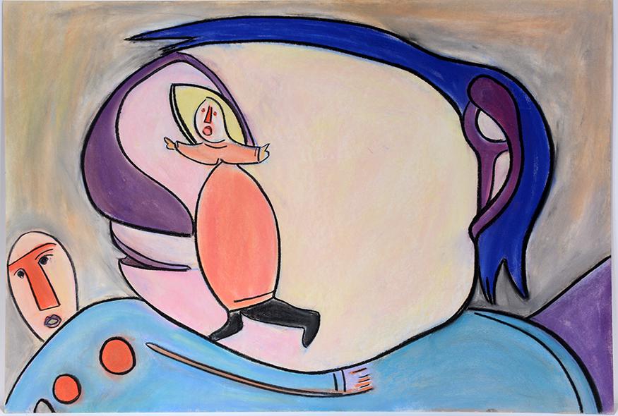 Albert Louden. Profile In Blue. (1 of 2)