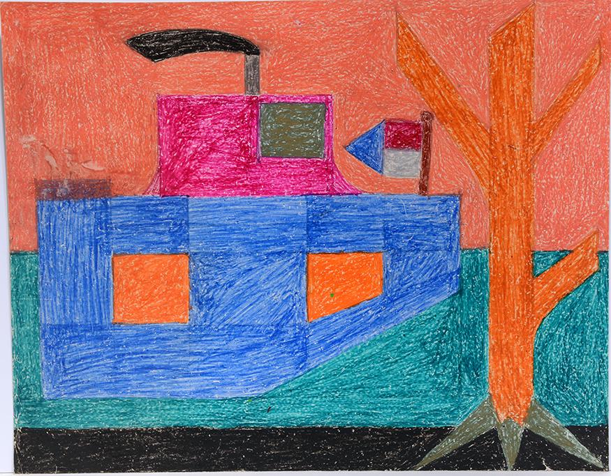 Eddie Arning. Tug Boat. (1 of 2)