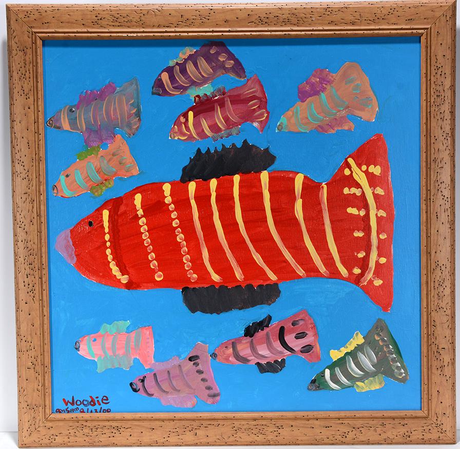 Woodie Long. Big Red Fish. (1 of 4)