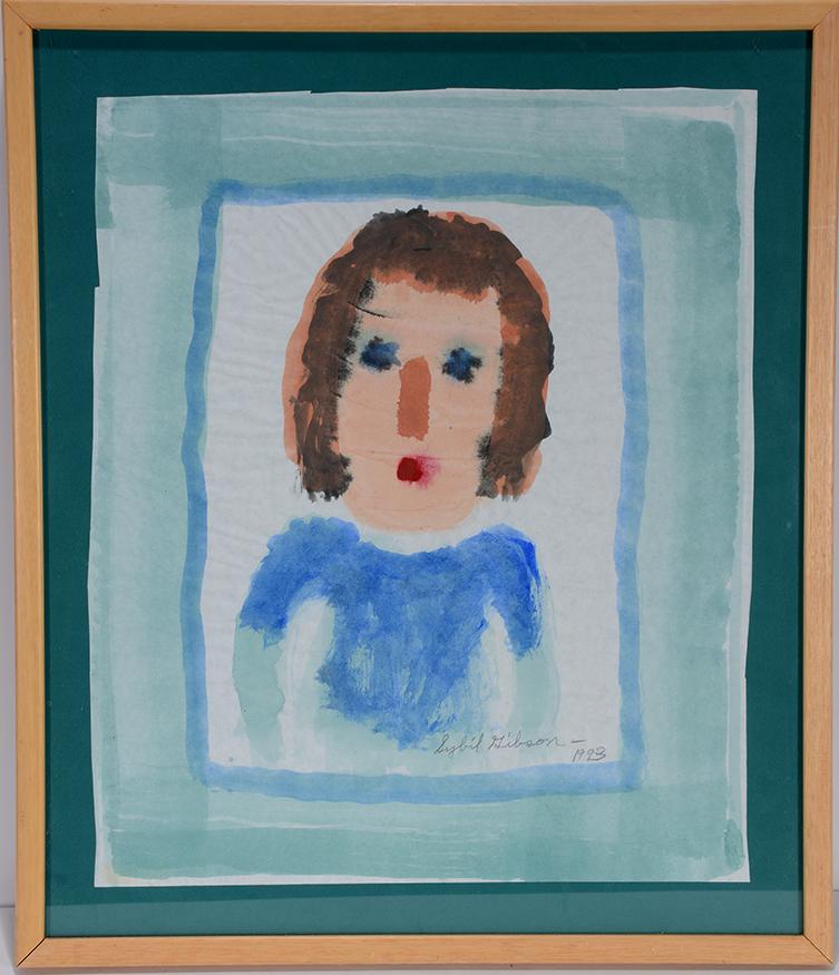 Sybil Gibson. Girl In Blue Blouse. (1 of 2)