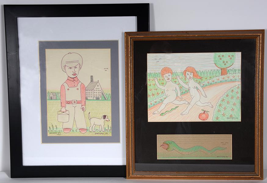 Jack Savitsky. Coal Picker & Adam & Eve. (1 of 1)