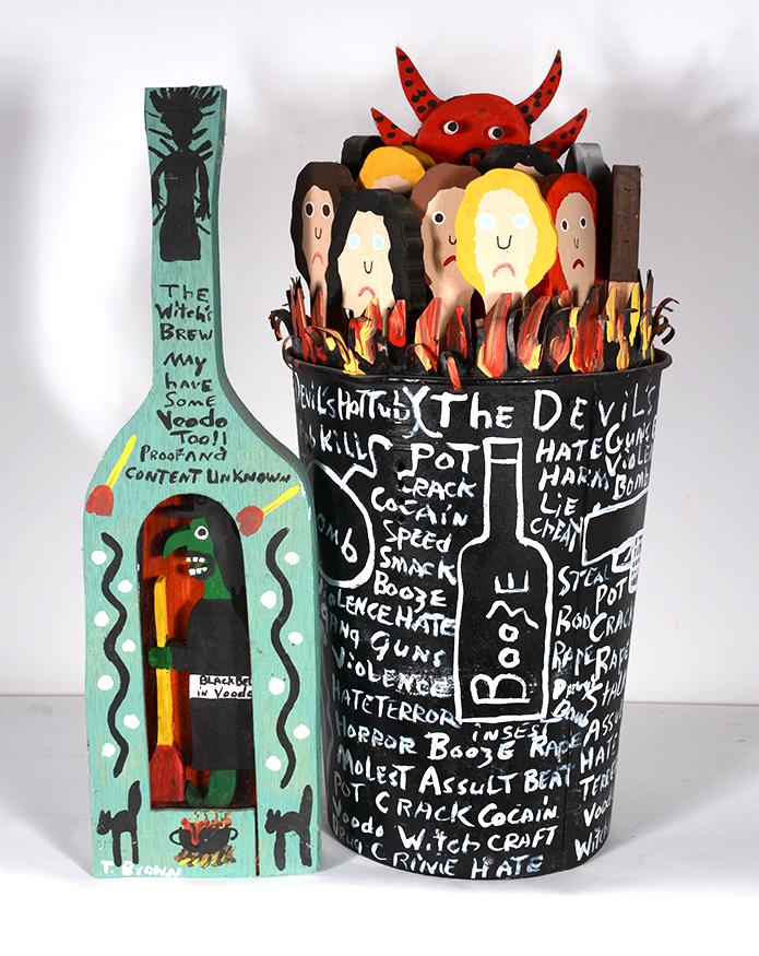 Tubby Brown. Voodoo Bottle & Hell Trash. (1 of 2)