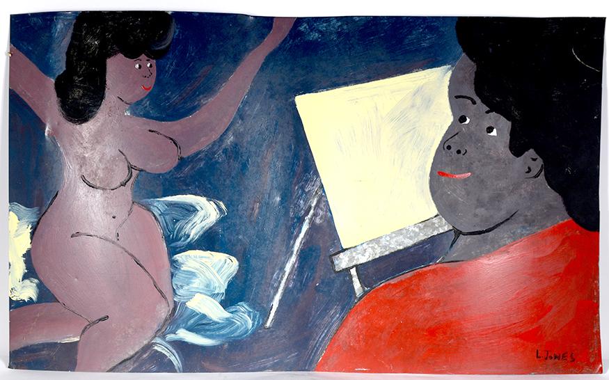 Leonard Jones. Artist With Model. (1 of 1)