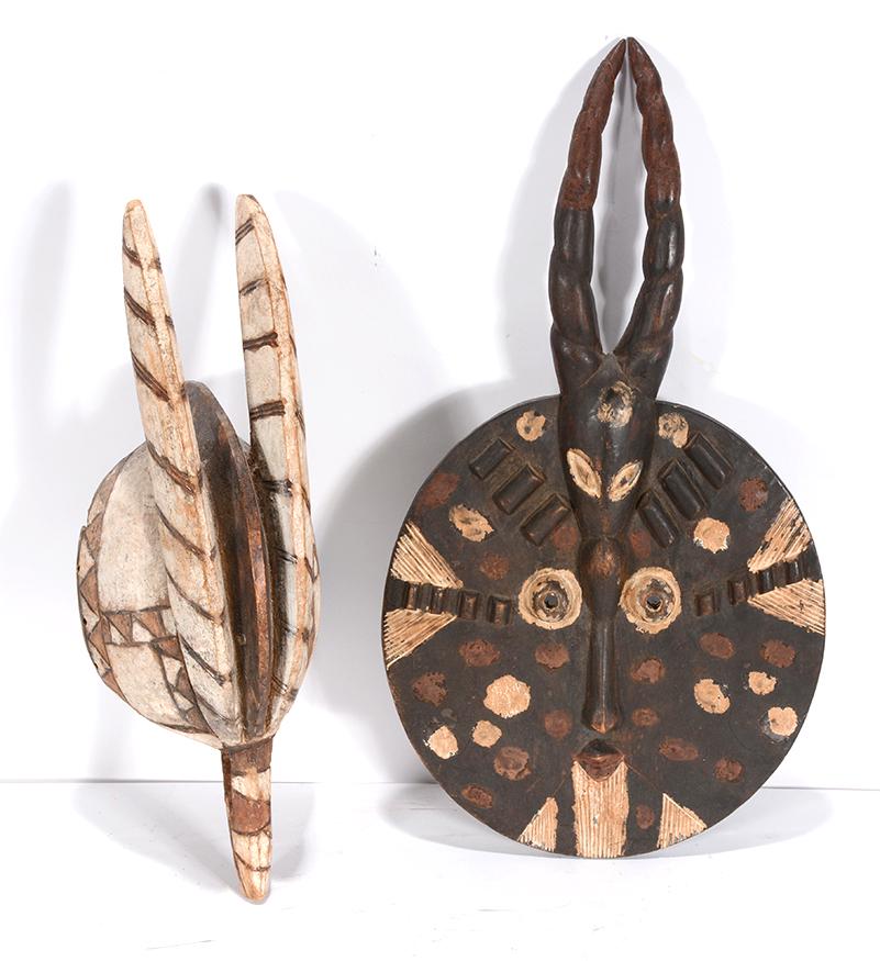 African Bobo & Gouro Masks. (1 of 4)