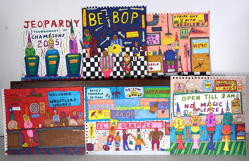 Parker Lanier. 6 Colorful & Fun Artworks. (1 of 3)