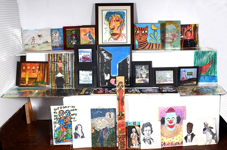 Box Lot of Artworks by A Variety of Artists. (1 of 4)