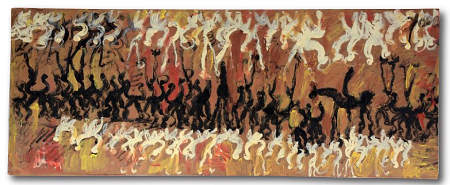 Purvis Young. War Scene. (1 of 2)