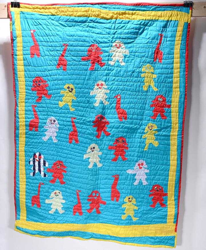 Sarah Mary Taylor. Baby Figures & Duck Quilt. (1 of 3)